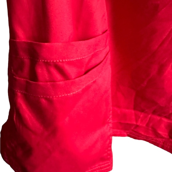 Landau Pro Flex Red Short Sleeve Scrub Size 3XL - Picture 17 of 17